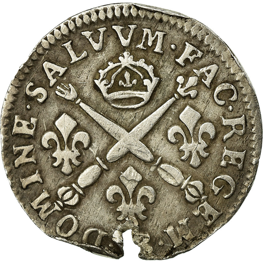 Moeda, França, Louis XIV, 5 Sols aux insignes, 1704, Strasbourg, VF(20-25)