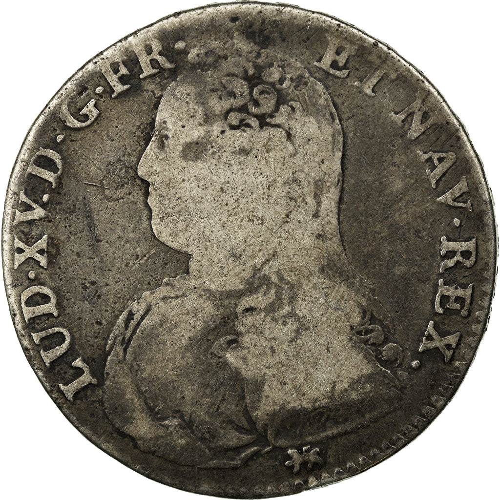 Moneta, Francja, Louis XV, 1/2 Écu aux branches d'olivier, 1/2 ECU, 44 Sols