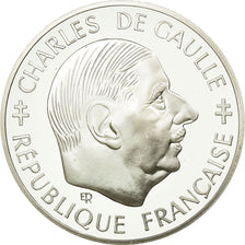 Coin, France, Charles de Gaulle, Franc, 1988, Proof, MS(65-70), Silver, KM:978