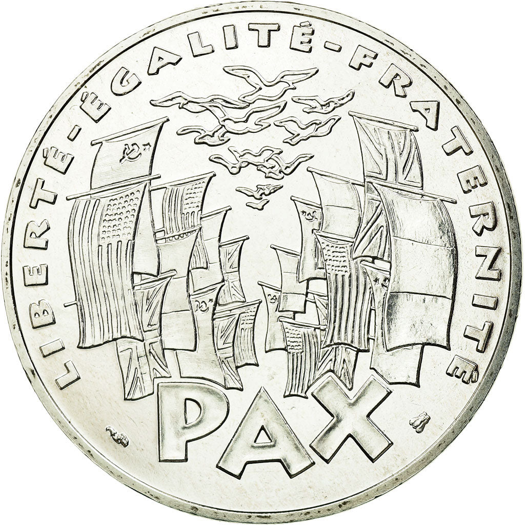 Coin, France, 8 mai 1945, 100 Francs, 1995, ESSAI, MS(65-70), Silver, KM:1116.1