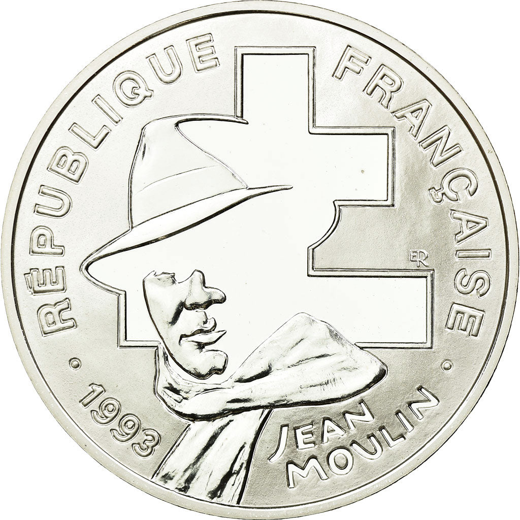 Moneta, Francja, 100 Francs, 1993, PRÓBA,Proof, MS(65-70), Srebro, KM:1023