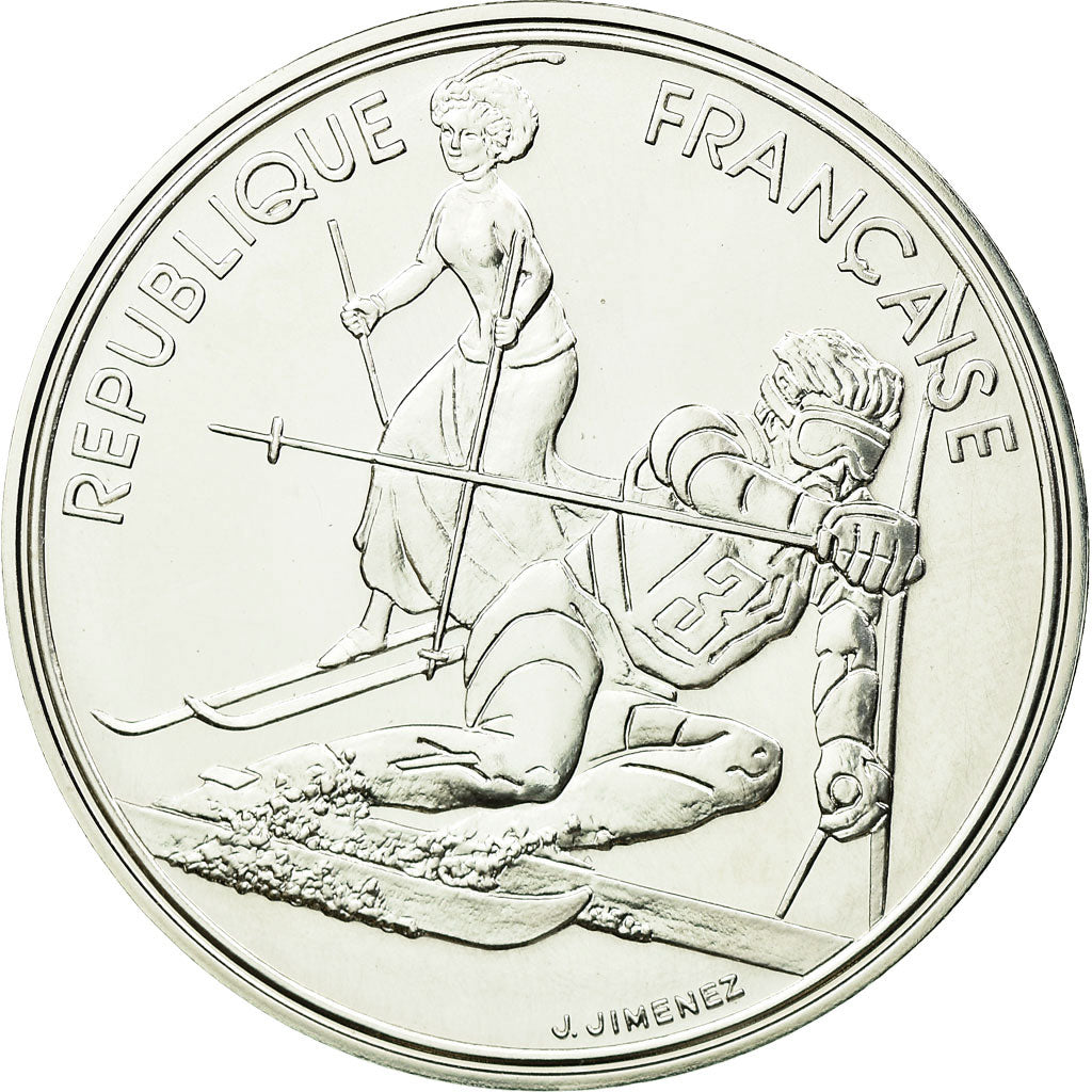 Coin, France, 100 Francs, 1990, ESSAI, MS(65-70), Silver, KM:984, Gadoury:C13