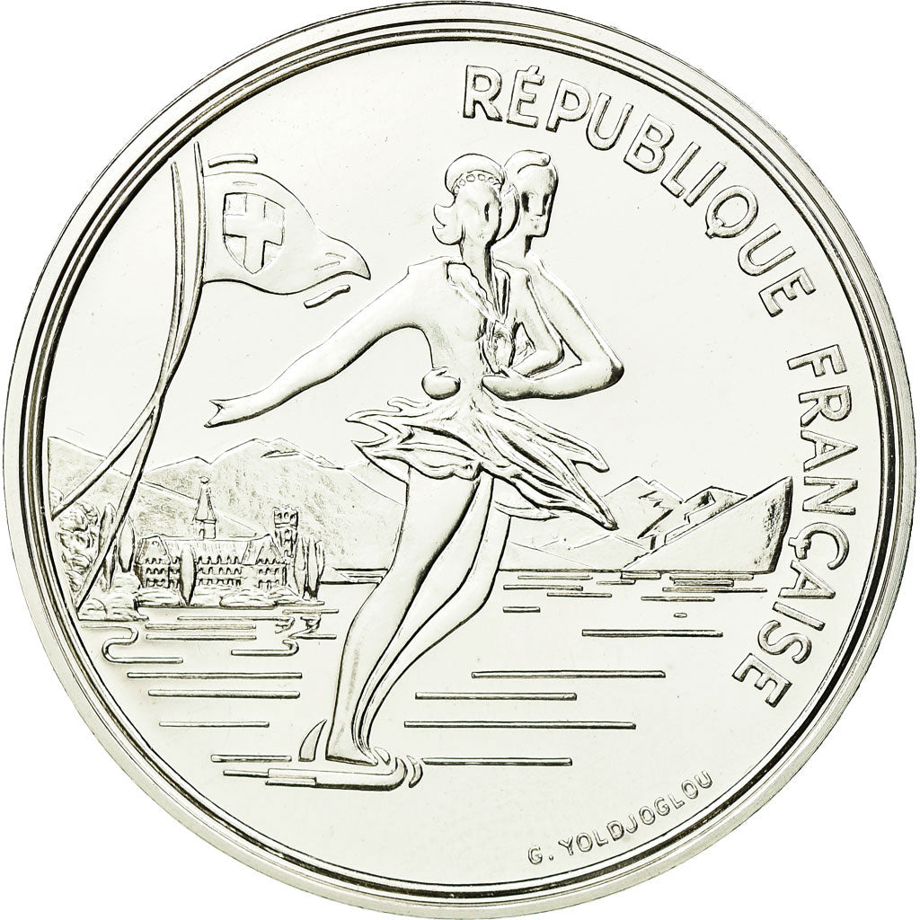 Coin, France, 100 Francs, 1989, ESSAI, MS(65-70), Silver, KM:972, Gadoury:C3