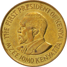 KENYA, 5 Cents, 1975, KM #10, MS(60-62), Nickel-Brass, 25.5, 5.62