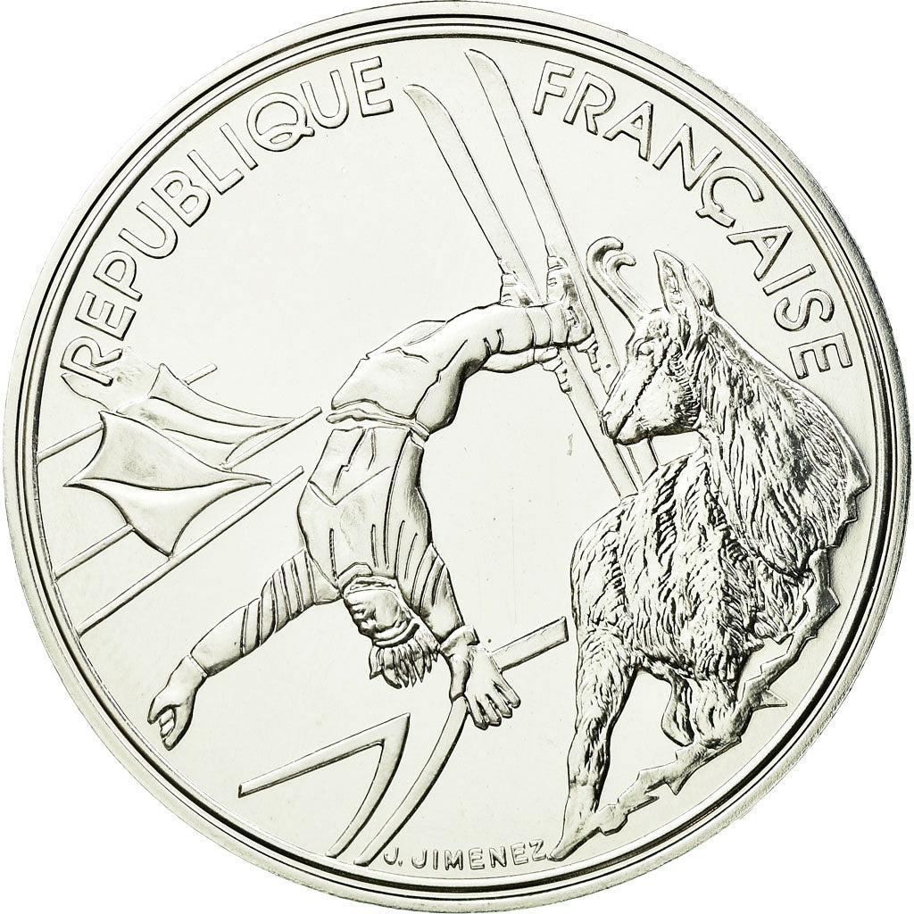 Coin, France, 100 Francs, 1990, ESSAI, MS(65-70), Silver, KM:983, Gadoury:C11