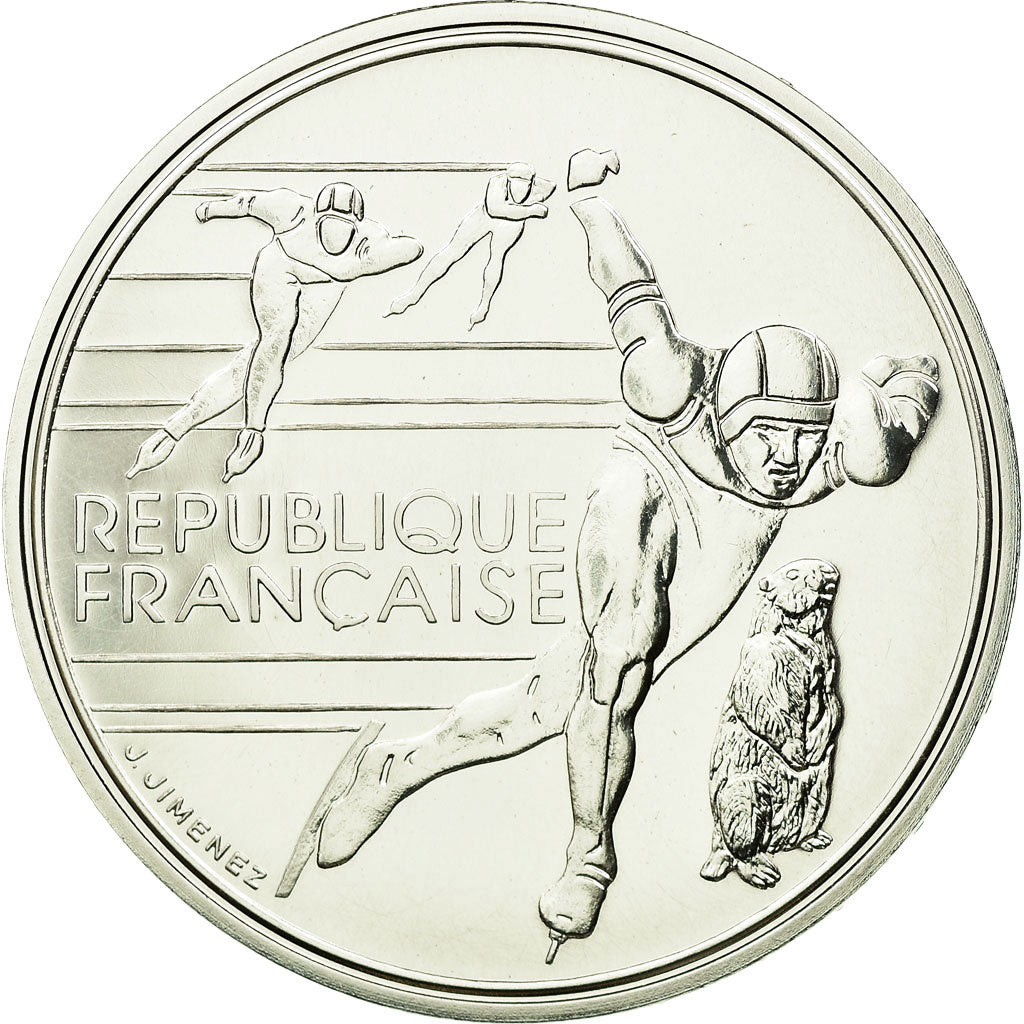 Coin, France, 100 Francs, 1990, ESSAI, MS(65-70), Silver, KM:980, Gadoury:C7