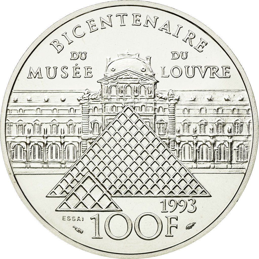 Coin, France, 100 Francs, 1993, ESSAI, MS(65-70), Silver, KM:1020, Gadoury:C51