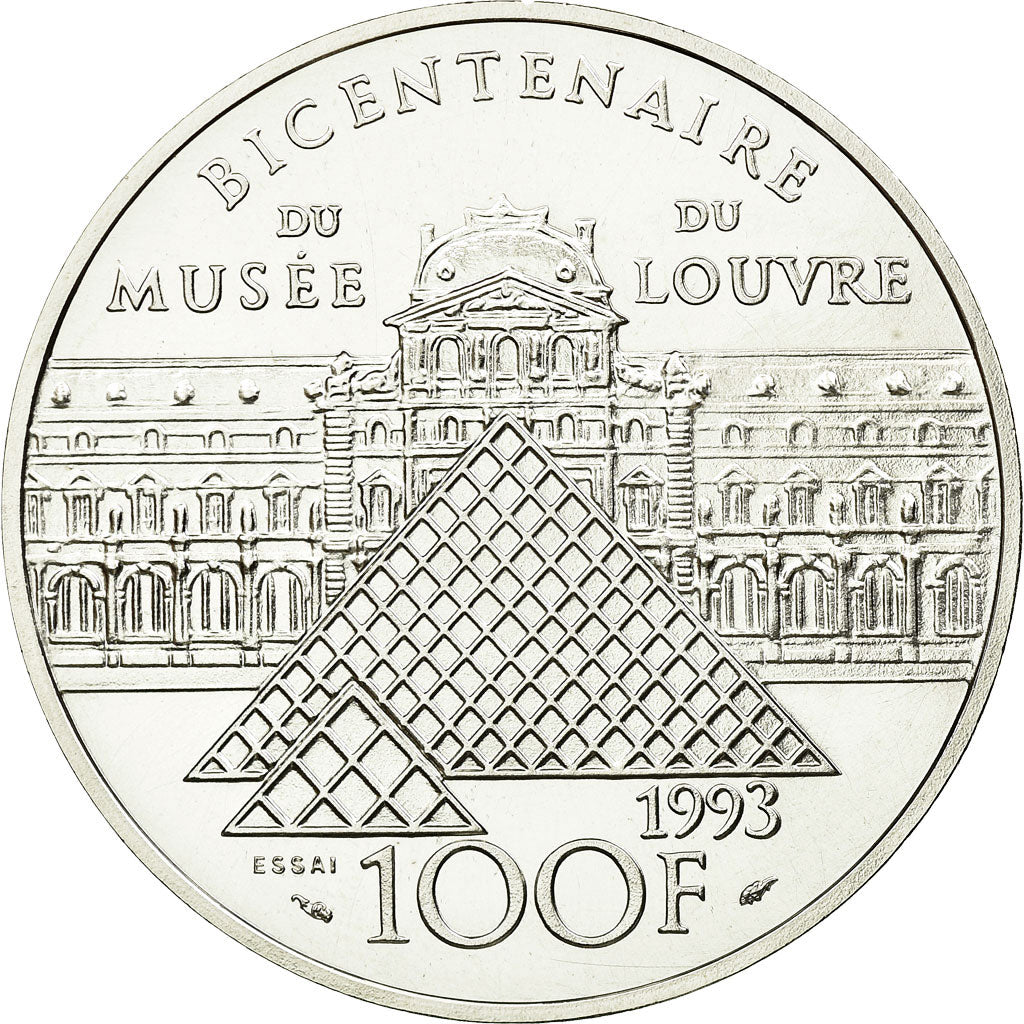 Monnaie, France, Liberté guidant le peuple, 100 Francs, 1993, ESSAI, FDC
