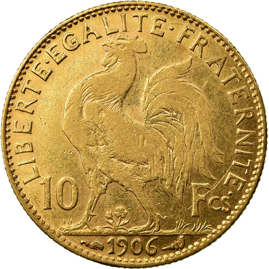 Coin, France, Marianne, 10 Francs, 1906, Paris, EF(40-45), Gold, KM:846