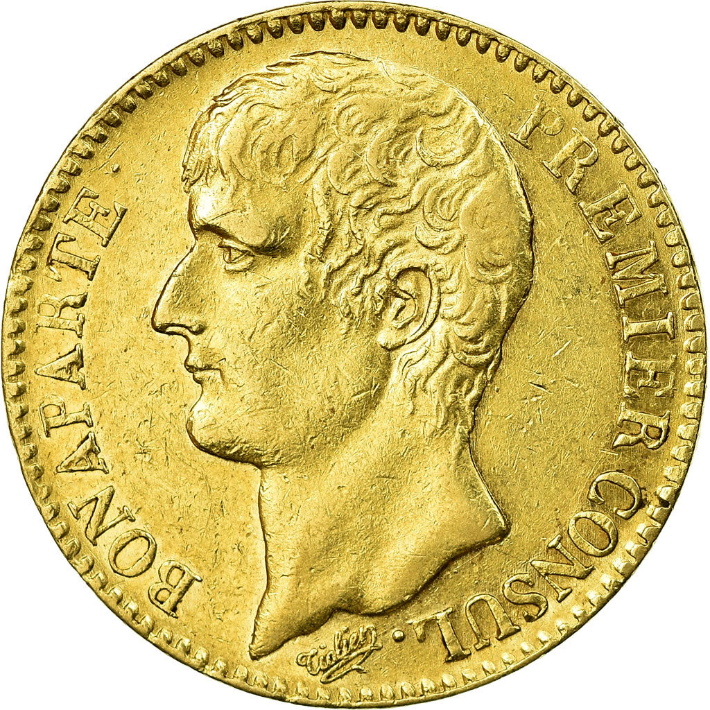 Coin, France, Napoléon I, 40 Francs, 1804, Paris, AU(50-53), Gold, KM:652