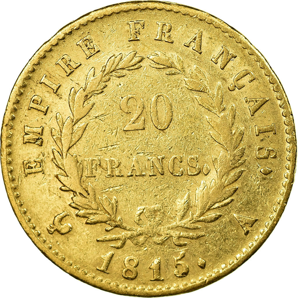 Munten, Frankrijk, 20 Francs, 1815, Paris, ZF, Goud, KM:705.1, Gadoury:1025a