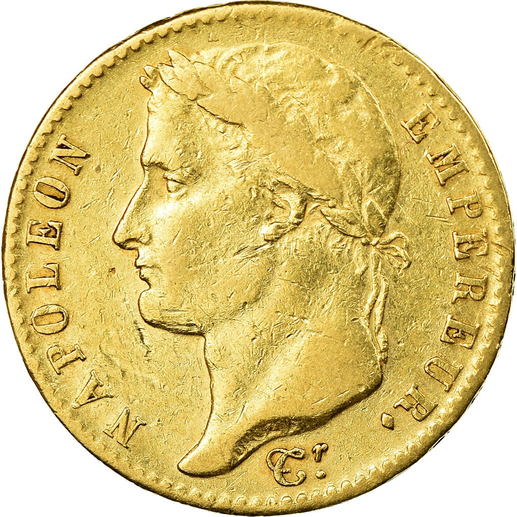 Monnaie, France, 20 Francs, 1815, Paris, TTB, Or, Gadoury:1025a, KM:705.1