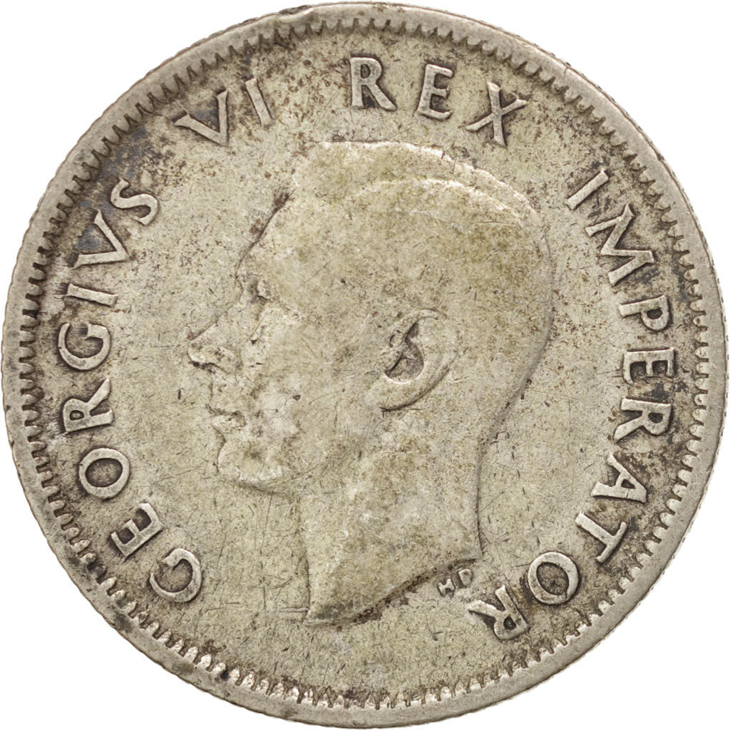 SOUTH AFRICA, Shilling, 1941, KM #28, VF(30-35), Silver, 23.6, 5.54