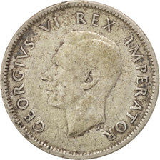SOUTH AFRICA, Shilling, 1941, KM #28, VF(30-35), Silver, 23.6, 5.54
