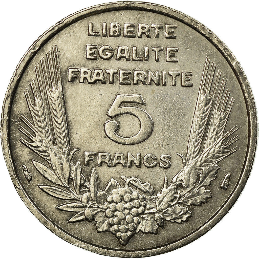 Monnaie, France, Bazor, 5 Francs, 1933, Paris, TTB+, Nickel, Gadoury:753, KM:887