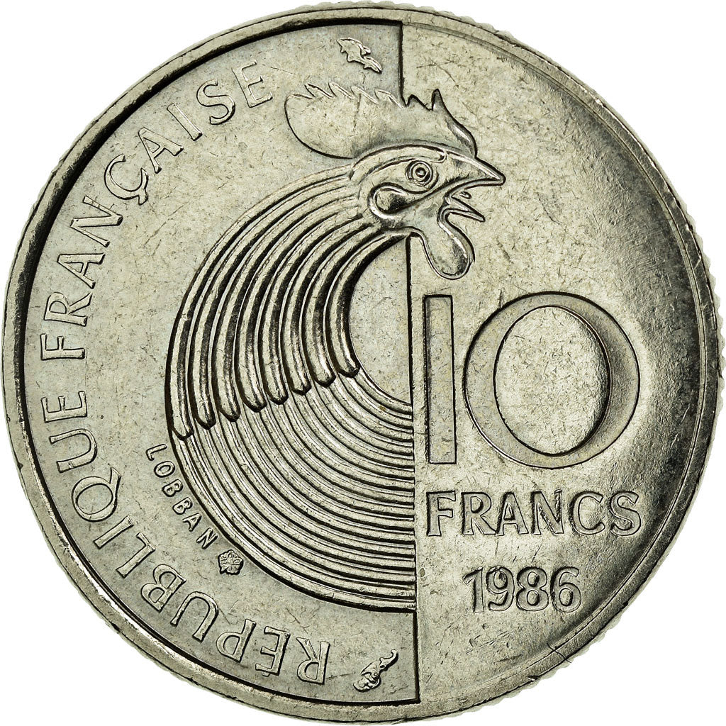 Monnaie, France, Schumann, 10 Francs, 1986, SUP, Nickel, Gadoury:825, KM:958