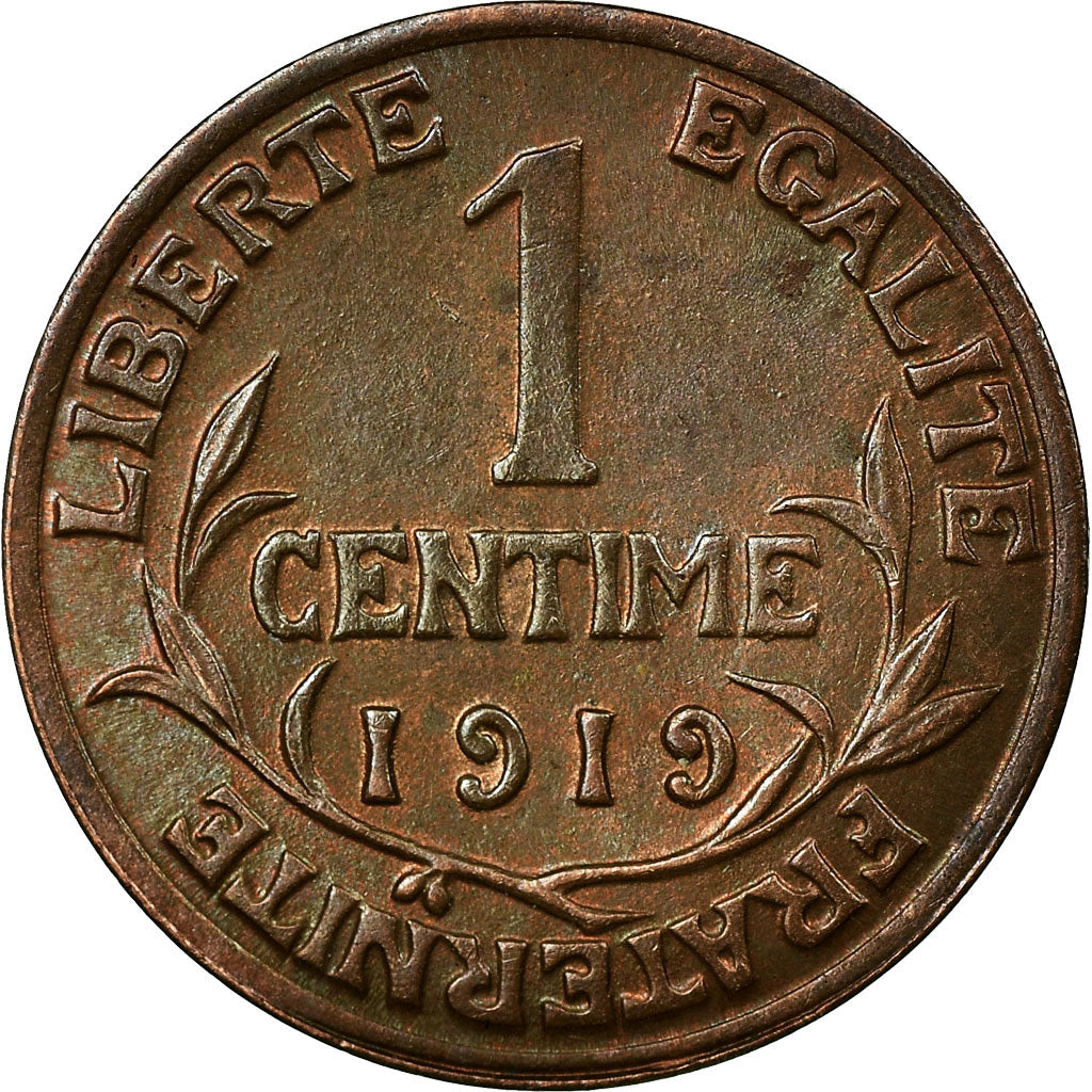 Coin, France, Dupuis, Centime, 1919, Paris, AU(50-53), Bronze, KM:840