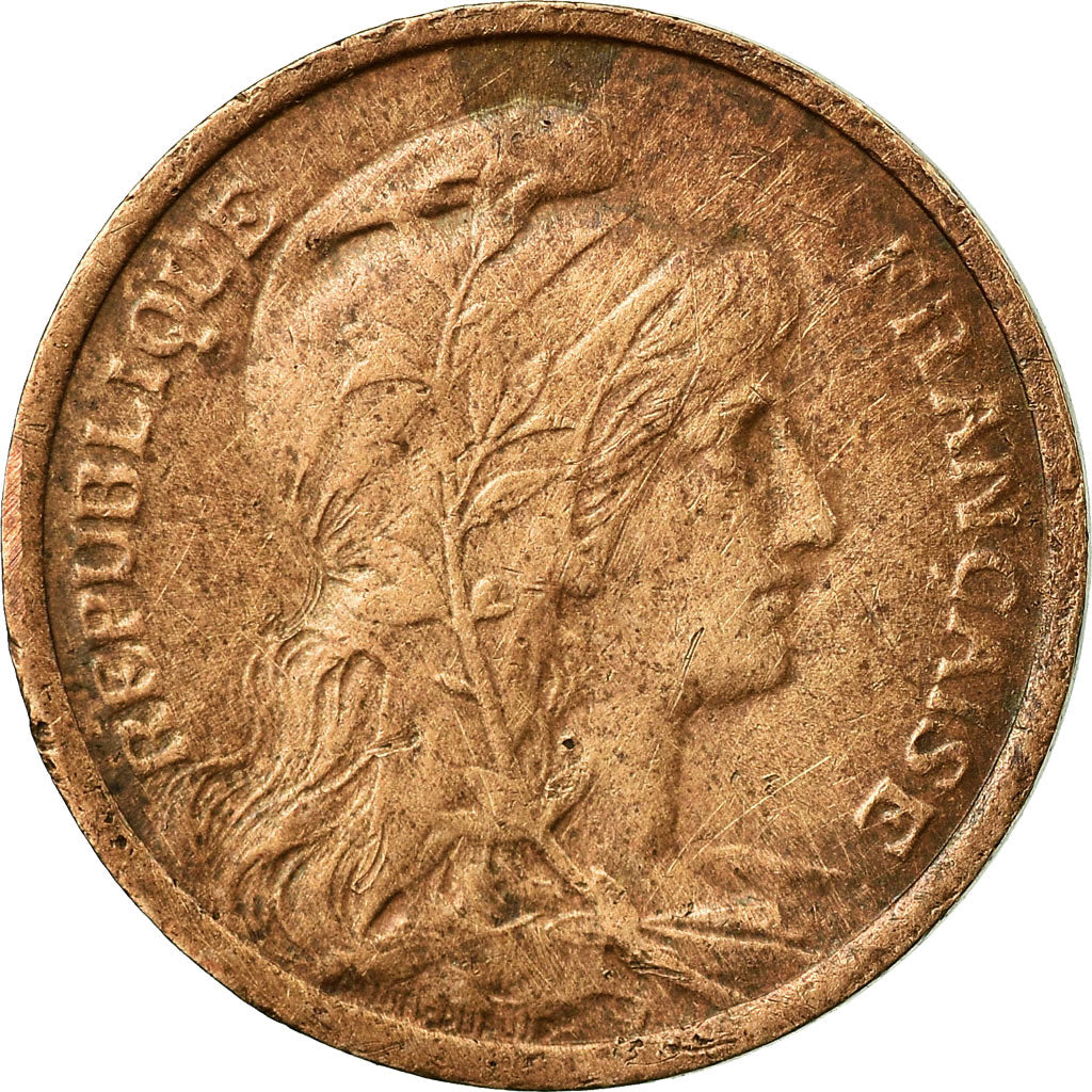 Munten, Frankrijk, Dupuis, Centime, 1911, Paris, ZF, Bronze, KM:840, Gadoury:107