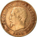 Coin, France, Napoleon III, 2 Centimes, 1855, Paris, VF(30-35), KM 776.1