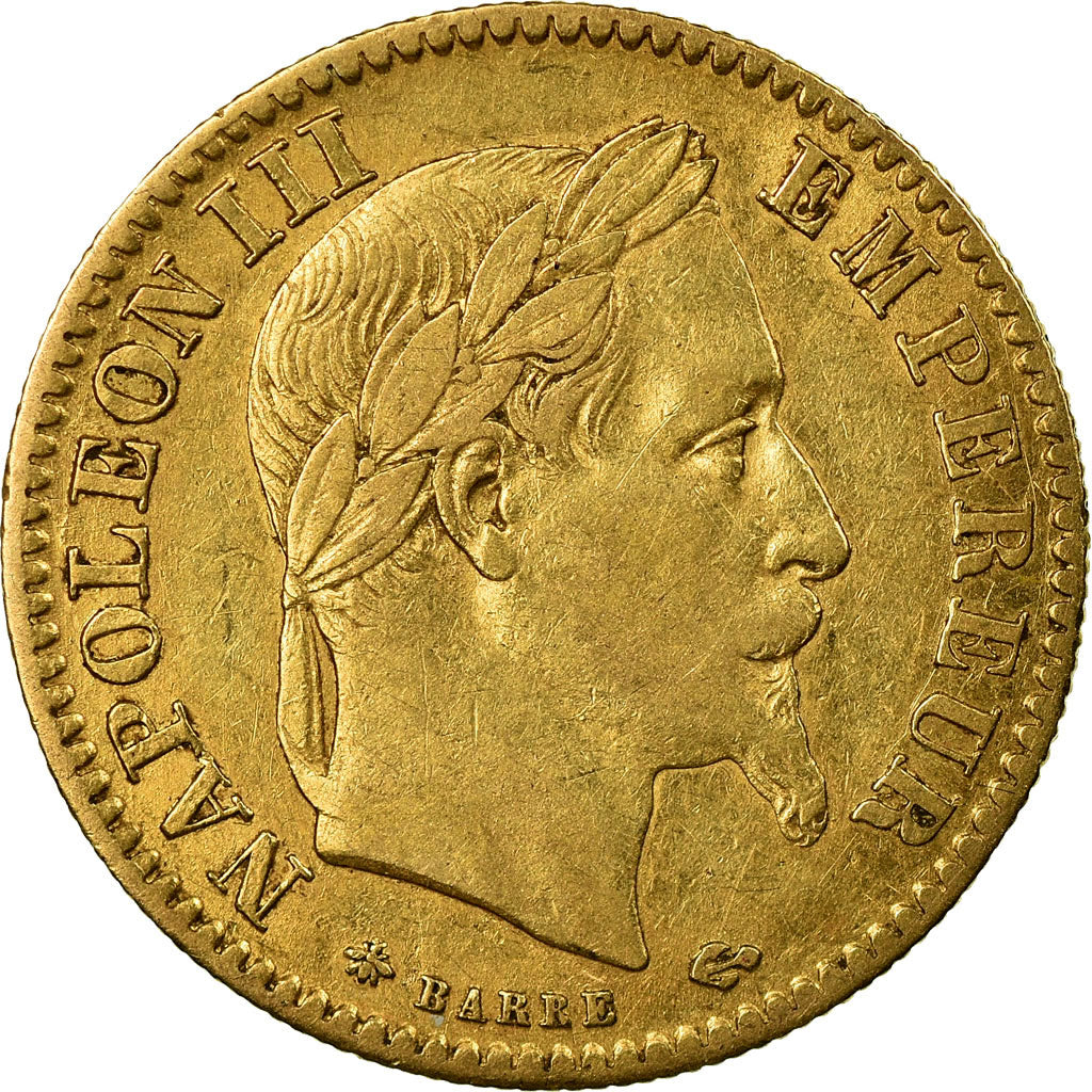 Monnaie, France, Napoleon III, 10 Francs, 1864, Paris, TTB, Or, KM 800.1