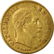 Monnaie, France, Napoleon III, 10 Francs, 1864, Paris, TTB, Or, KM 800.1