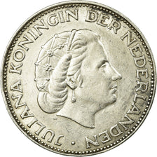 Coin, Netherlands, Juliana, 2-1/2 Gulden, 1960, AU(55-58), Silver, KM:185