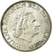 Coin, Netherlands, Juliana, 2-1/2 Gulden, 1966, AU(55-58), Silver, KM:185