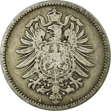 Coin, GERMANY - EMPIRE, Wilhelm I, Mark, 1874, Berlin, VF(20-25), Silver, KM:7
