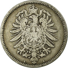 Moneta, NIEMCY - IMPERIUM, Wilhelm I, Mark, 1874, Berlin, VF(20-25), Srebro