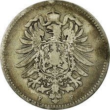 Monnaie, GERMANY - EMPIRE, Wilhelm I, Mark, 1873, Stuttgart, TB, Argent, KM:7