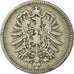 Coin, GERMANY - EMPIRE, Wilhelm I, Mark, 1875, Stuttgart, VF(30-35), Silver,KM 7