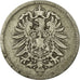 Coin, GERMANY - EMPIRE, Wilhelm I, Mark, 1875, Munich, VF(20-25), Silver, KM:7