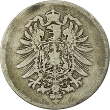 Coin, GERMANY - EMPIRE, Wilhelm I, Mark, 1875, Hanovre, VF(20-25), Silver, KM:7