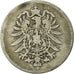 Coin, GERMANY - EMPIRE, Wilhelm I, Mark, 1875, Hanovre, VF(20-25), Silver, KM:7