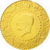 Turkey, 250 Kurush, 2012, KM #873, AU(55-58), Gold, 17.54