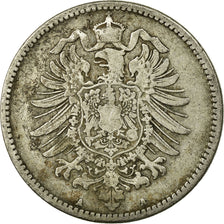 Coin, GERMANY - EMPIRE, Wilhelm I, Mark, 1875, Berlin, VF(20-25), Silver, KM:7
