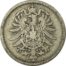 Coin, GERMANY - EMPIRE, Wilhelm I, Mark, 1876, Berlin, VF(20-25), Silver, KM:7