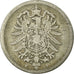 Coin, GERMANY - EMPIRE, Wilhelm I, Mark, 1876, Stuttgart, VF(20-25), Silver,KM 7