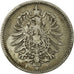 Coin, GERMANY - EMPIRE, Wilhelm I, Mark, 1876, Stuttgart, VF(30-35), Silver,KM 7