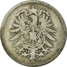 Coin, GERMANY - EMPIRE, Wilhelm I, Mark, 1876, Frankfurt, VF(20-25), Silver