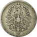Coin, GERMANY - EMPIRE, Wilhelm I, Mark, 1878, Stuttgart, VF(20-25), Silver,KM 7
