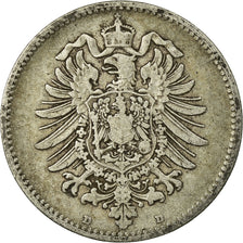 Coin, GERMANY - EMPIRE, Wilhelm I, Mark, 1886, Munich, VF(20-25), Silver, KM:7