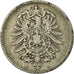 Coin, GERMANY - EMPIRE, Wilhelm I, Mark, 1886, Munich, VF(20-25), Silver, KM:7