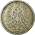 Coin, GERMANY - EMPIRE, Wilhelm I, Mark, 1882, Hambourg, VF(20-25), Silver, KM:7