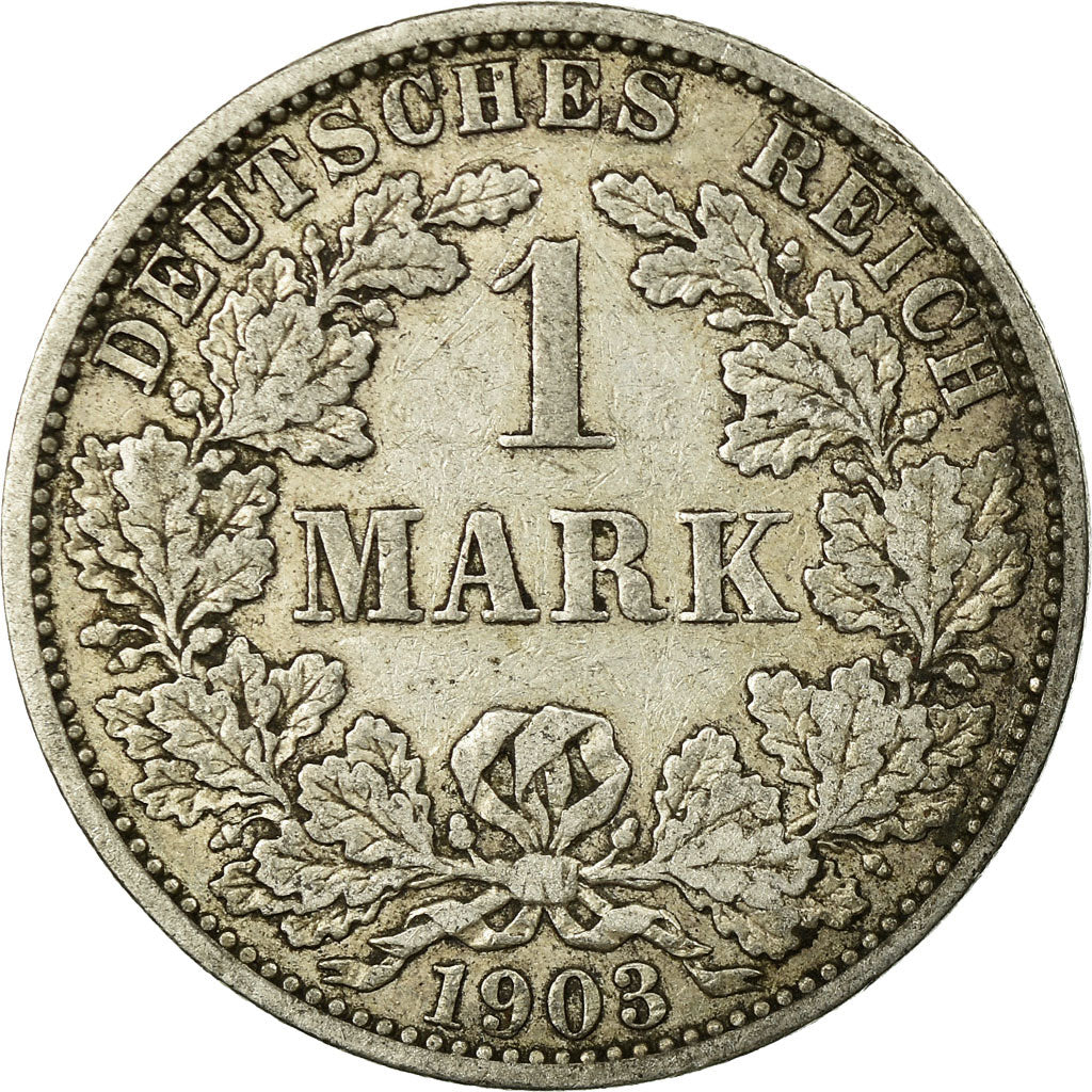Coin, GERMANY - EMPIRE, Wilhelm II, Mark, 1903, Berlin, VF(30-35), Silver, KM:14