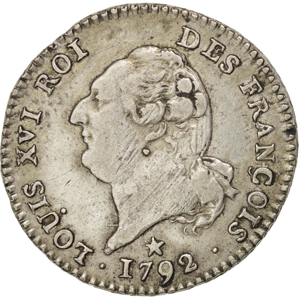 Coin, France, 15 sols françois, 15 Sols, 1/8 ECU, 1792, Lille, AU(50-53)