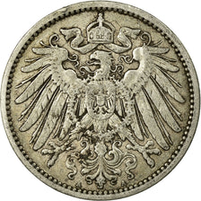 Coin, GERMANY - EMPIRE, Wilhelm II, Mark, 1905, Berlin, VF(30-35), Silver, KM:14