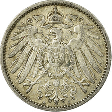 Coin, GERMANY - EMPIRE, Wilhelm II, Mark, 1907, Berlin, EF(40-45), Silver, KM:14