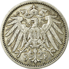 Coin, GERMANY - EMPIRE, Wilhelm II, Mark, 1909, Berlin, EF(40-45), Silver, KM:14