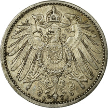 Coin, GERMANY - EMPIRE, Wilhelm II, Mark, 1910, Stuttgart, EF(40-45), Silver